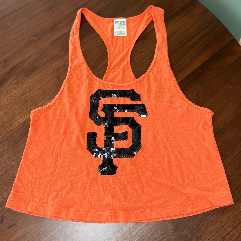 PINK Victoria’s Secret SF Giants Sequin Tank Top